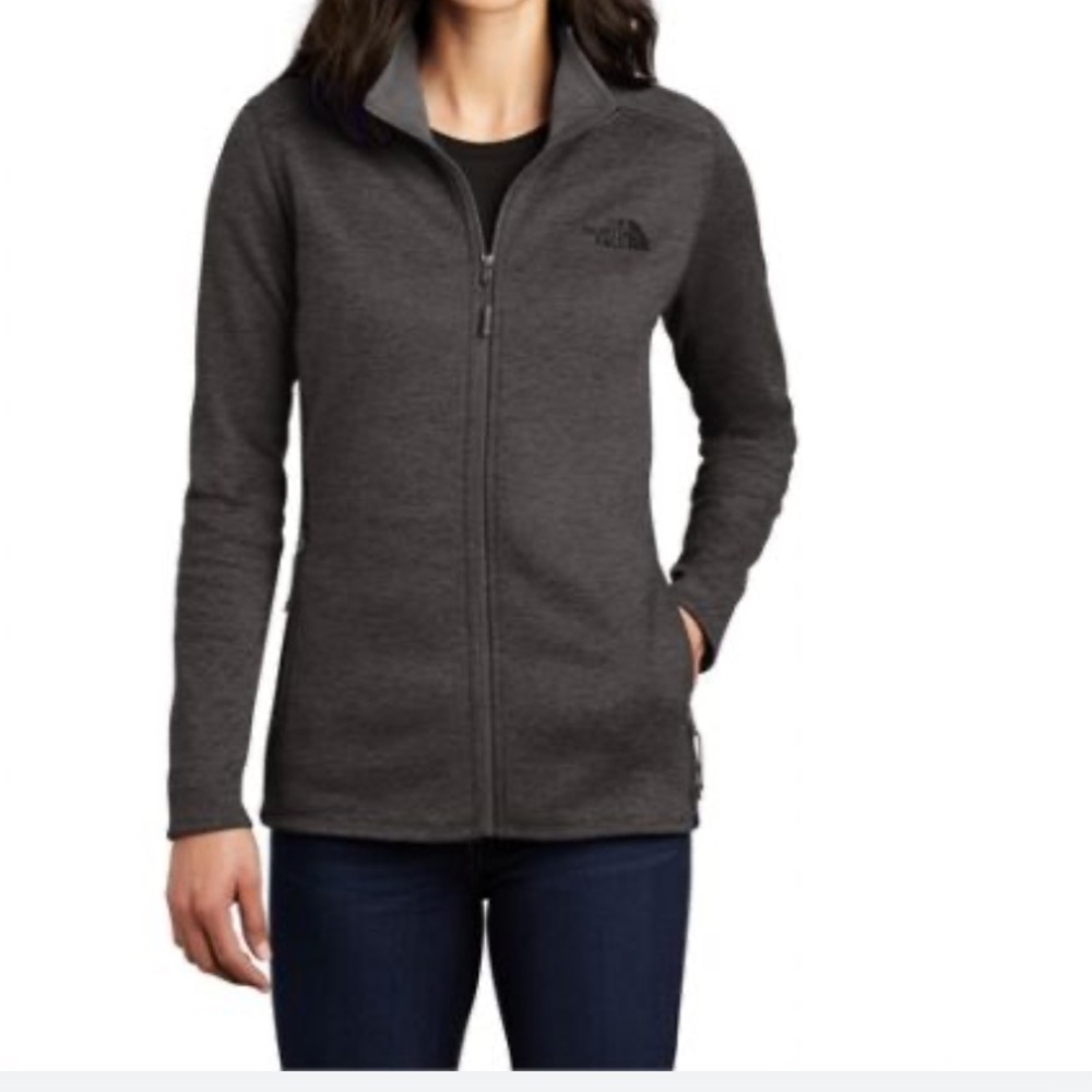 The North Face Charcoal Full-Zip Jacket